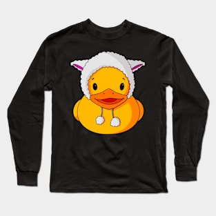 Easter Lamb Rubber Duck Long Sleeve T-Shirt